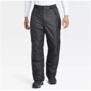 Reebok Mens 2XL Black Waterproof Straight Leg Ski Trouser Snow Pants NWT